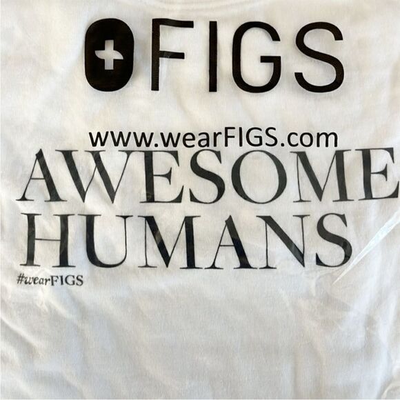 FIGS Awesome Humans Wear FIGS Long Sleeve Tee - Picture 7 of 8